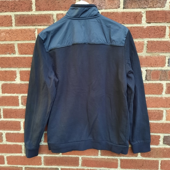 Calvin Klein Lightweight Faux Leather Trim Full Zip Jacket Everyday Work Travel - Picture 11 of 13